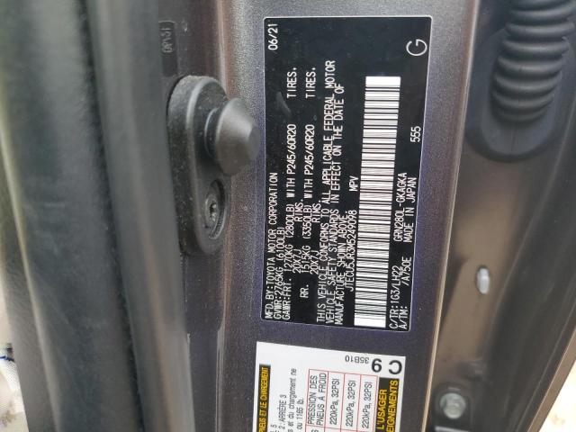2021 TOYOTA 4RUNNER NI - JTECU5JR3M5249098
