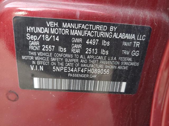 5NPE34AF4FH089056 | 2015 HYUNDAI SONATA SPO