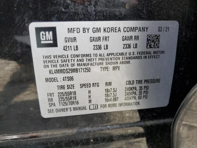 KL4MMDS29MB171250 | 2021 BUICK ENCORE GX