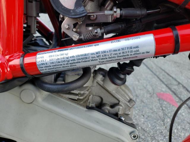 2006 DUCATI MONSTER 62 ZDM1RA2K26B078330
