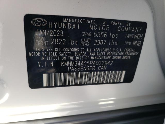 2023 HYUNDAI IONIQ 6 SE - KMHM34AC5PA022942