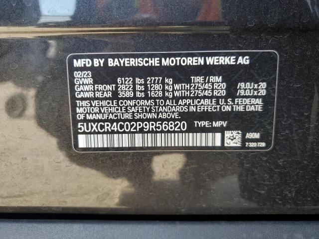 5UXCR4C02P9R56820 2023 BMW X5, photo no. 12