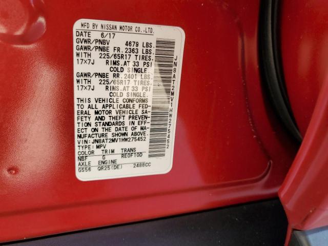 2017 NISSAN ROGUE S - JN8AT2MV1HW275452