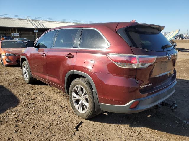 VIN 5TDBKRFH2ES049631 2014 Toyota Highlander, LE no.2