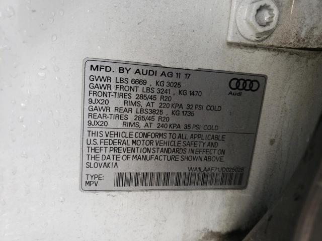 WA1LAAF71JD025028 2018 AUDI Q7, photo no. 13