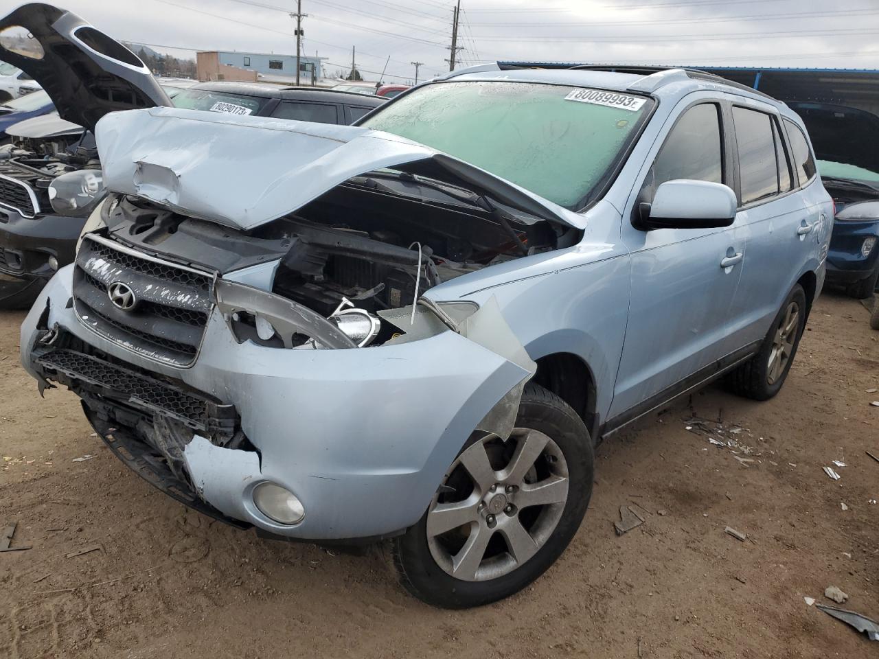 5NMSH73E27H039880 2007 Hyundai Santa Fe Se