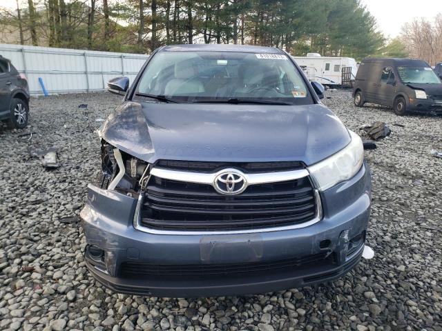 VIN 5TDBKRFH1FS169485 2015 Toyota Highlander, LE no.5