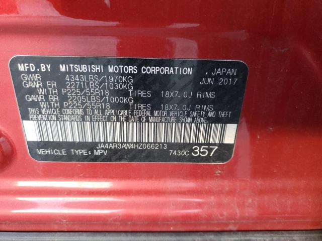 2017 Mitsubishi Outlander Sport Es VIN: JA4AR3AW4HZ066213 Lot: 78221763