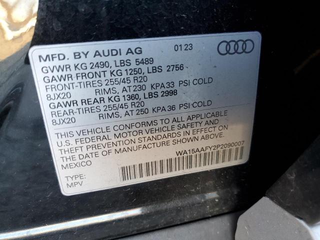 WA15AAFY2P2090007 2023 AUDI Q5 - Image 13