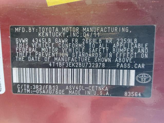 2011 Toyota Camry - Image 12