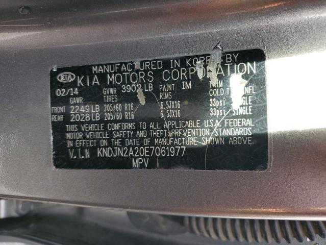 KNDJN2A20E7061977 | 2014 KIA SOUL