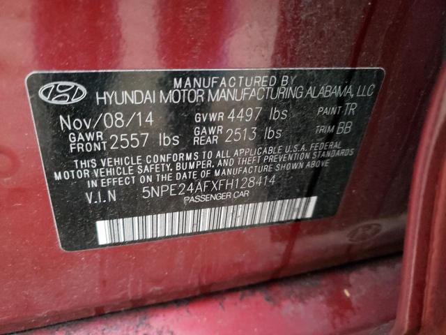 5NPE24AFXFH128414 | 2015 HYUNDAI SONATA SE