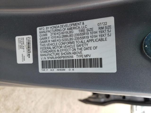 5FNRL6H96PB005056 2023 HONDA ODYSSEY, photo no. 13