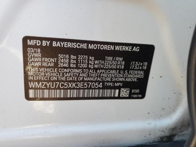 2019 MINI COOPER S E WMZYU7C5XK3E57054