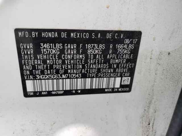 2018 HONDA FIT SPORT - 3HGGK5G63JM710543