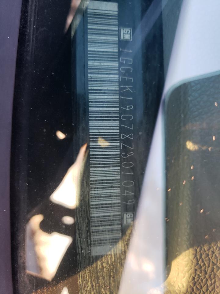 1GCEK19C78Z301049 2008 Chevrolet Silverado K1500