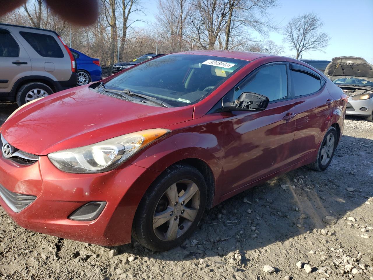 KMHDH4AE0DU718329 2013 Hyundai Elantra Gls