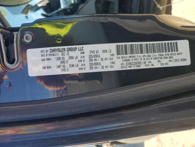 2C4RDGCG8DR651188 2013 Dodge Grand Caravan Sxt