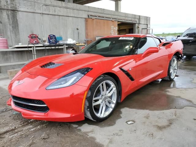 1G1YB2D77K5121736, 2019 Chevrolet Corvette Stingray 1lt on Copart