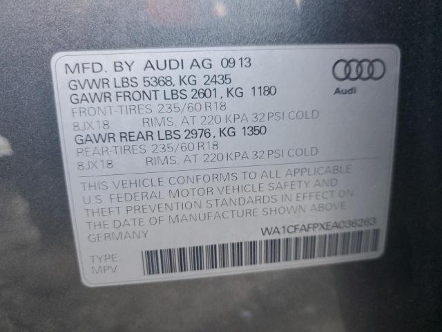 VIN WA1CFAFPXEA036263 2014 Audi Q5, Premium no.13