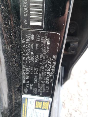 KNAFK4A64G5533364 | 2016 KIA FORTE LX