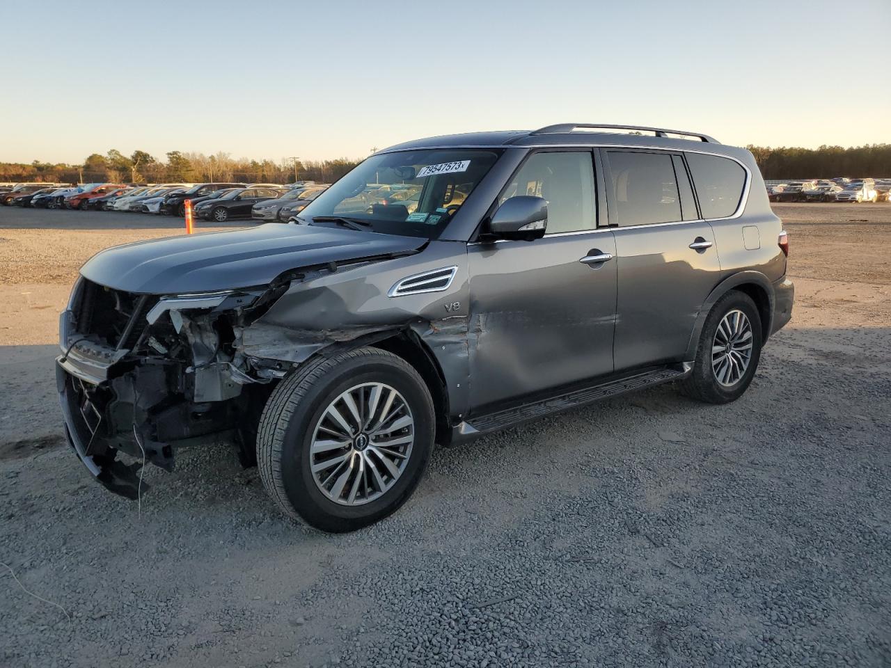 2021 Nissan Armada at NC Lumberton Copart lot 79547573