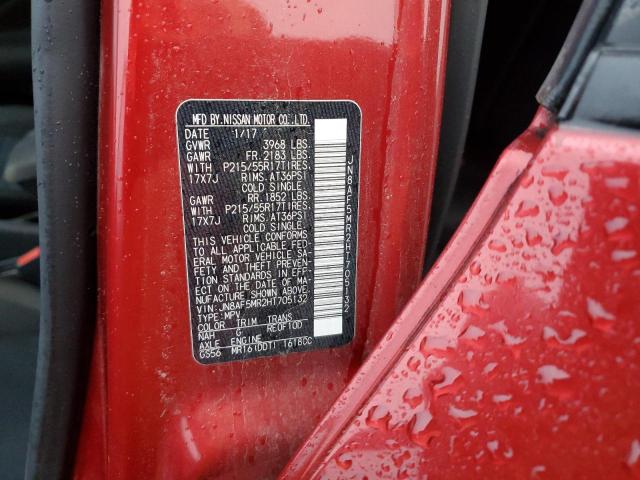 2017 NISSAN JUKE S - JN8AF5MR2HT705132