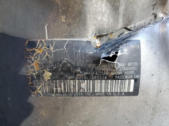 2020 SUBARU LEGACY 4S3BWAB68L3008526