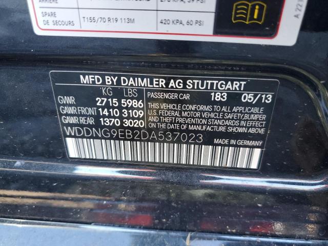 VIN WDDNG9EB2DA537023 2013 Mercedes-Benz S-Class, 5... no.12