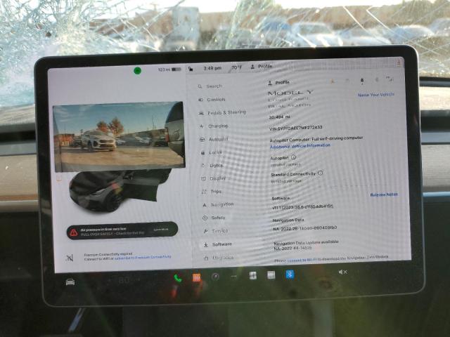 5YJYGAEE7MF272433 | 2021 Tesla model y