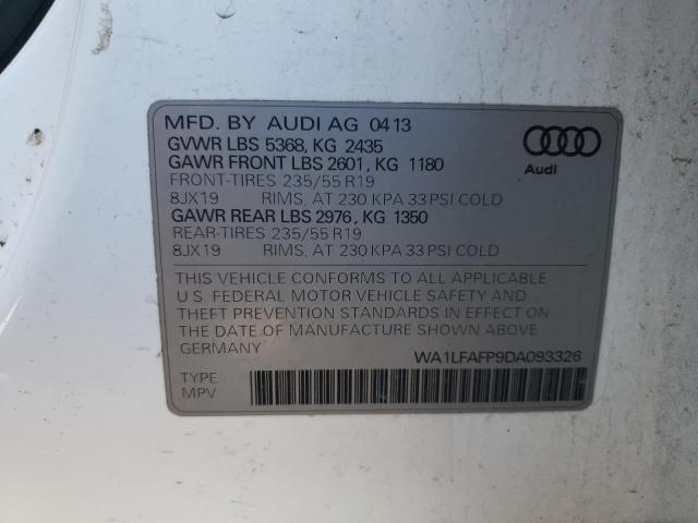 VIN WA1LFAFP9DA093326 2013 Audi Q5, Premium Plus no.12