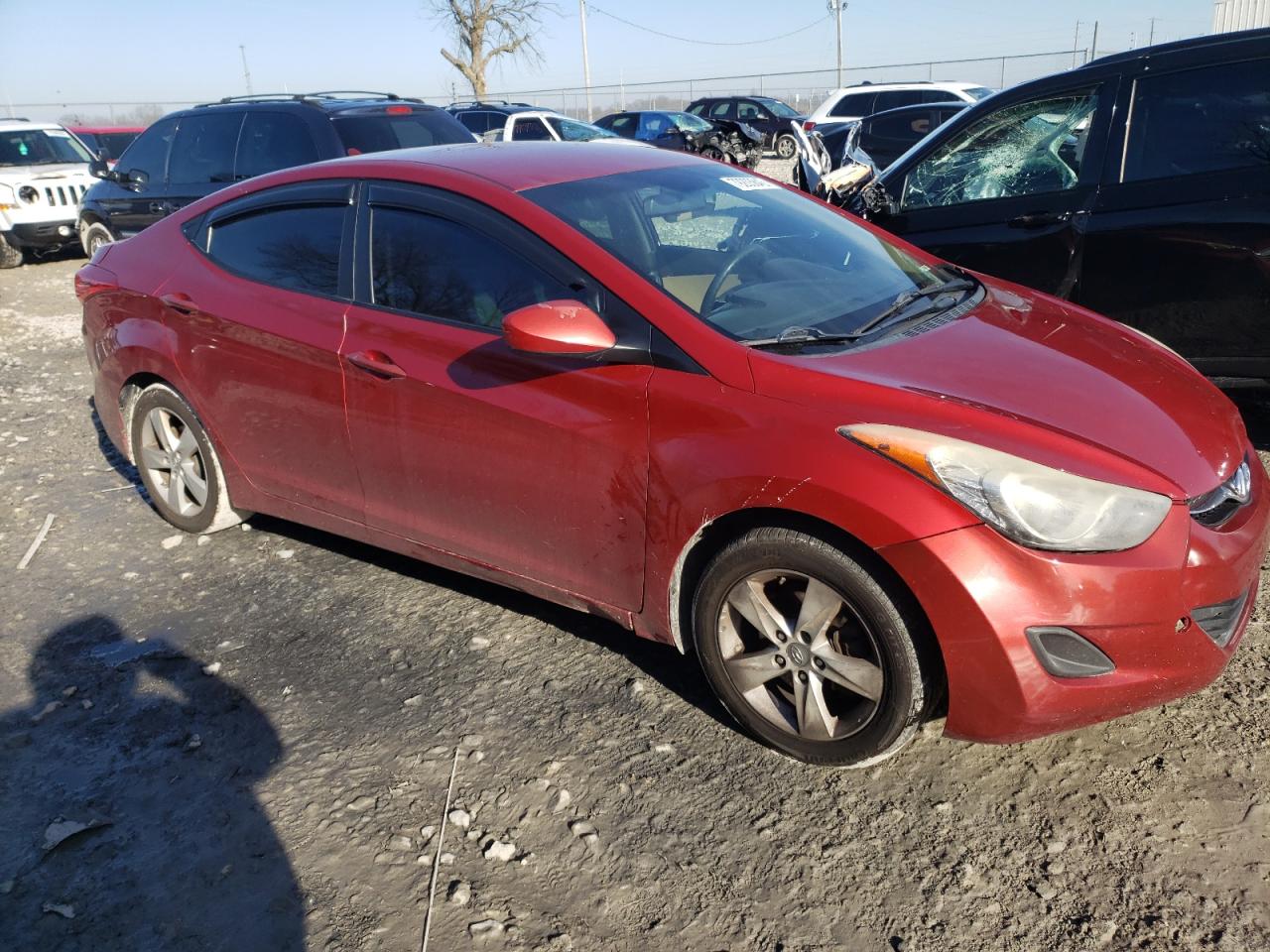 KMHDH4AE0DU718329 2013 Hyundai Elantra Gls