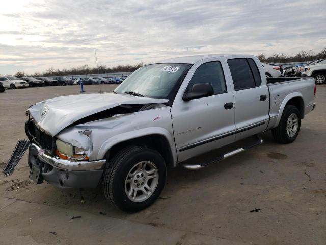 2002 Dodge Dakota Quad Slt VIN: 1B7HL48N92S709051 Lot: 82718283