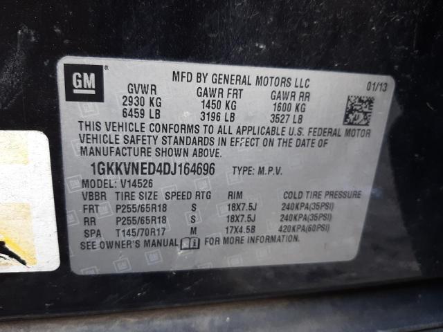 Lot #2452850419 2013 GMC ACADIA SLE salvage car