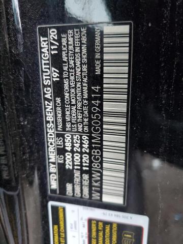 2021 MERCEDES-BENZ C 63 AMG - W1KWJ8GB1MG059414