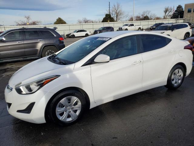 5NPDH4AE7GH745062 | 2016 HYUNDAI ELANTRA SE