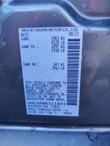 1N4BL4DV6RN311841 | 2024 NISSAN ALTIMA SV