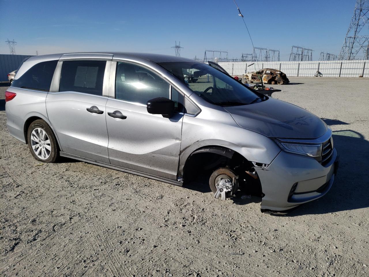 Lot #2429234428 2021 HONDA ODYSSEY LX