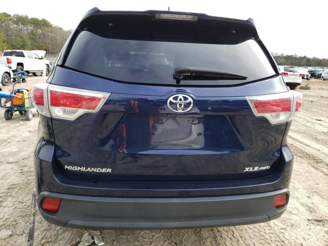 VIN 5TDJKRFH4FS156774 2015 Toyota Highlander, Xle no.6