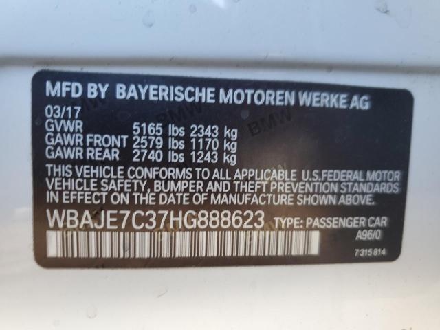 WBAJE7C37HG888623 | 2017 BMW 540 XI