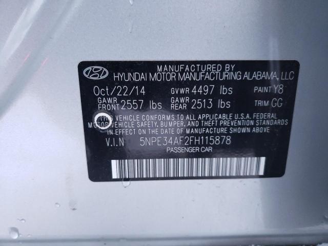 2015 HYUNDAI SONATA SPO - 5NPE34AF2FH115878