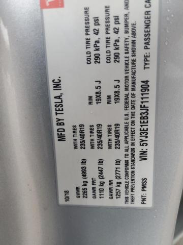 2018 TESLA MODEL 3 - 5YJ3E1EB3JF111904