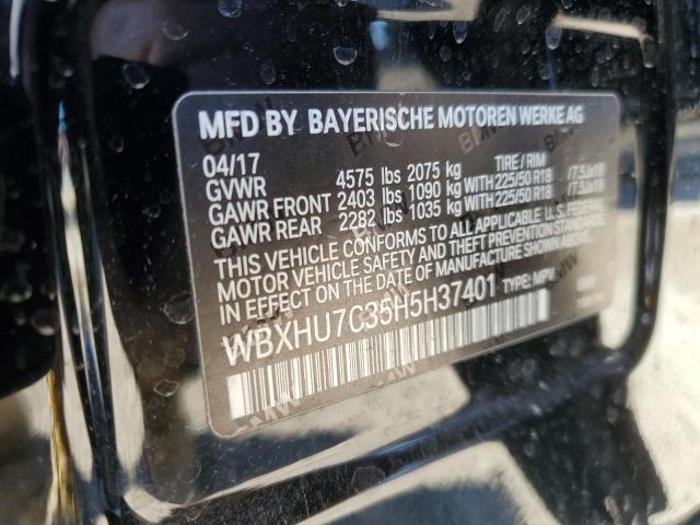 WBXHU7C35H5H37401 | 2017 BMW X1 SDRIVE2