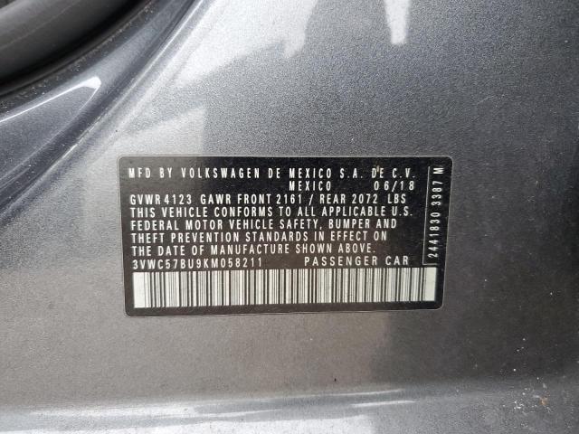 2019 VOLKSWAGEN JETTA S - 3VWC57BU9KM058211