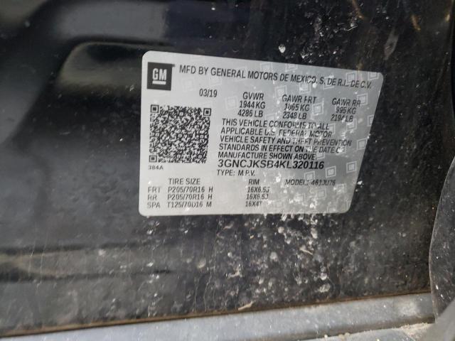 2019 CHEVROLET TRAX LS - 3GNCJKSB4KL320116