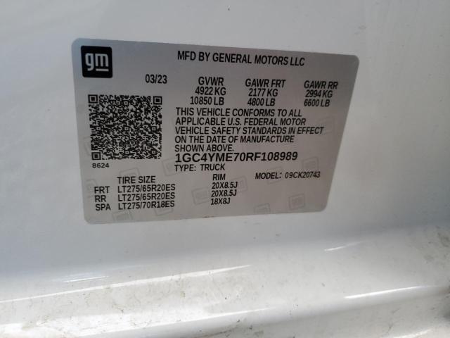 1GC4YME70RF108989 | 2024 CHEVROLET 1500 SILVE