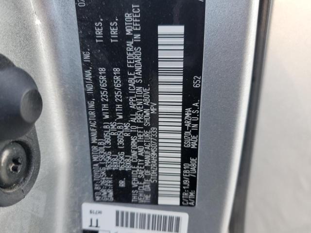 VIN 5TDHZRAH9MS077339 2021 Toyota Highlander, Xle no.13