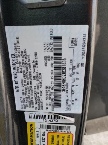 3FA6P0HD2JR281836 | 2018 FORD FUSION SE