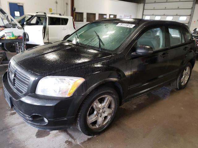 DODGE CALIBER SX 2007 black hatchbac gas 1B3HB48B47D235600 photo #1