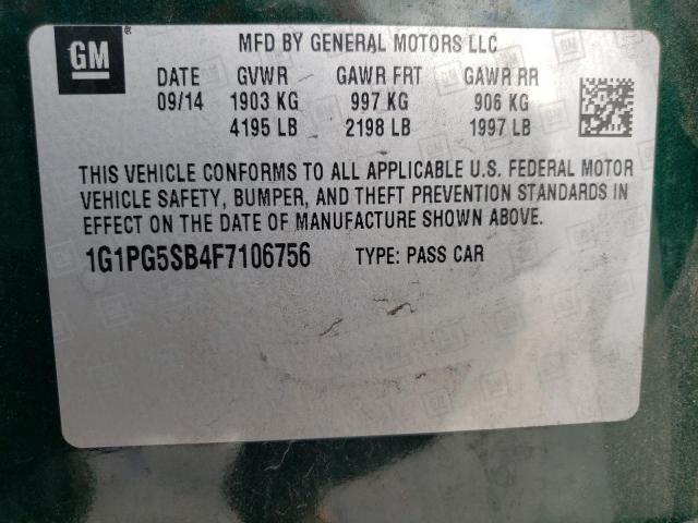 2015 CHEVROLET CRUZE LTZ - 1G1PG5SB4F7106756